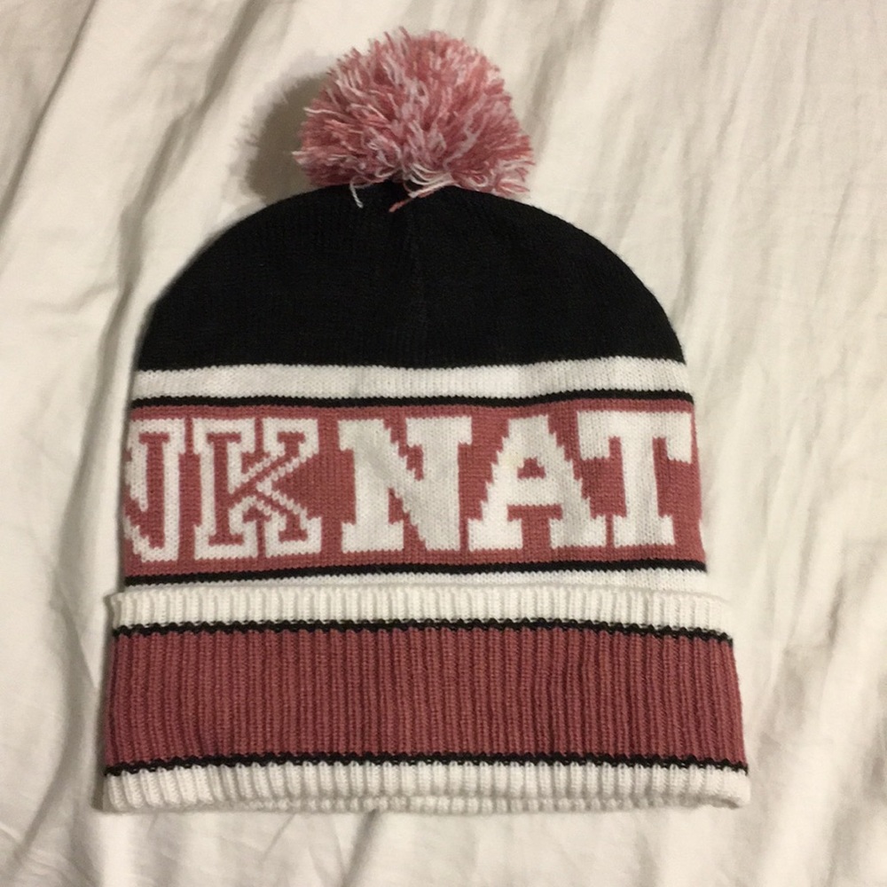 Pink beanie